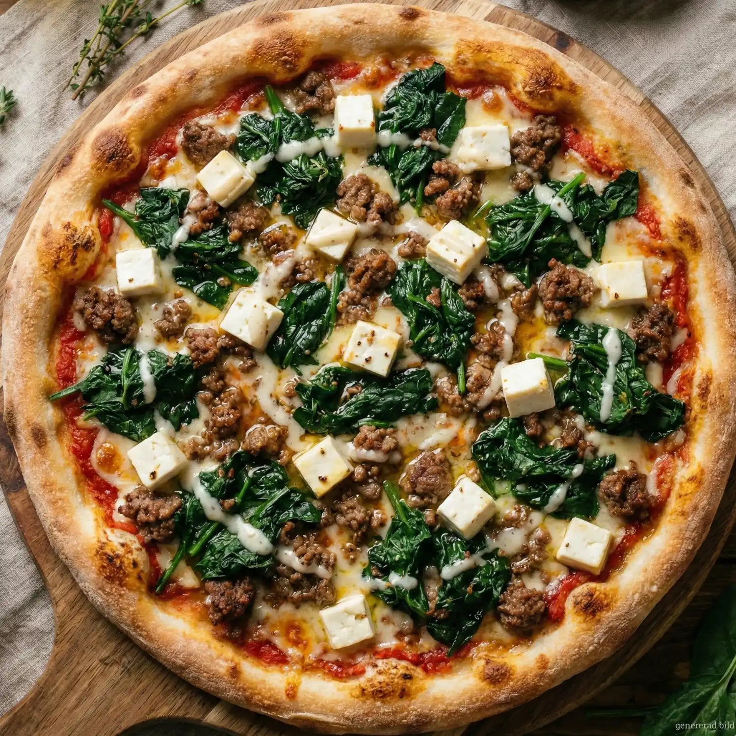 GREEK BEEF - SPINACH