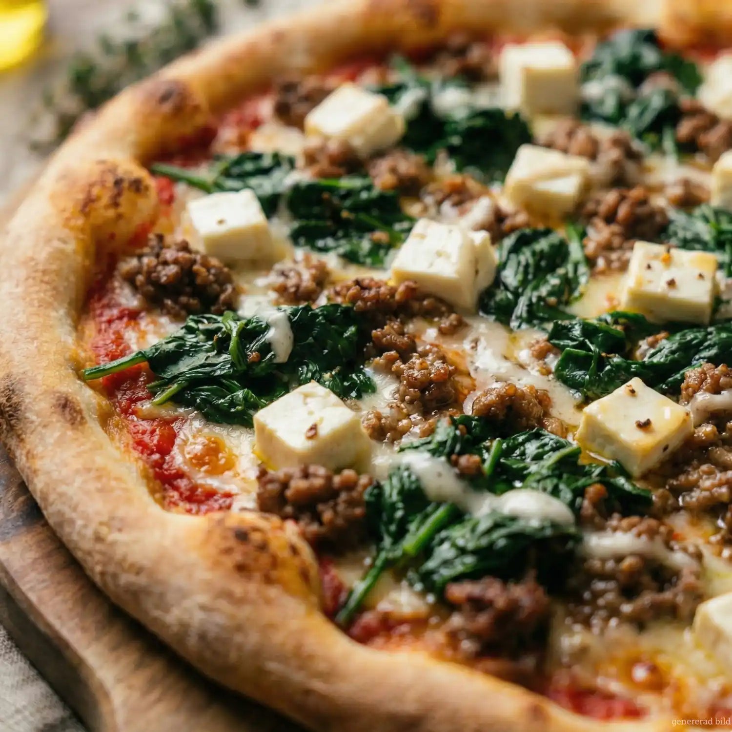 GREEK BEEF - SPINACH